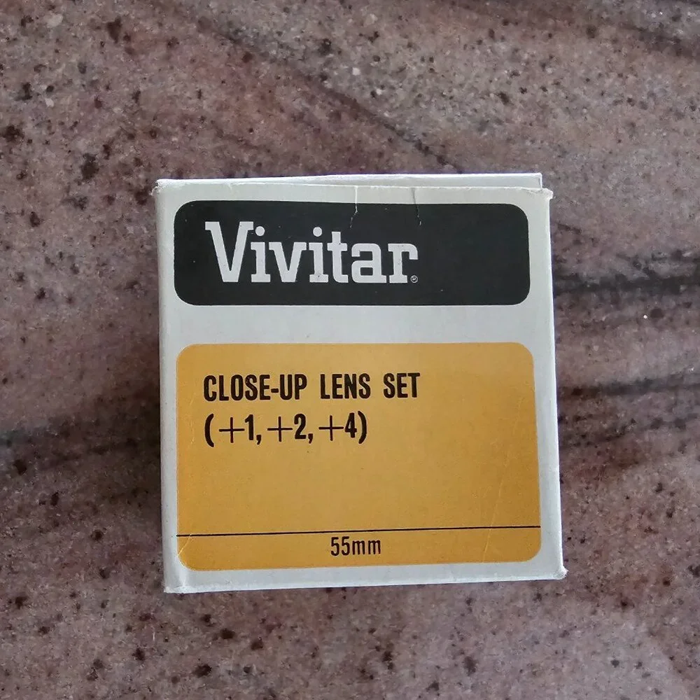 Vivitar Close-Up 55mm Lens Set (+1, +2, +3) Set